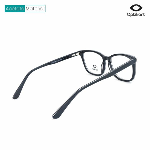Optikart RD26108 C4 Black Cat-Eye Eyeglasses For Women