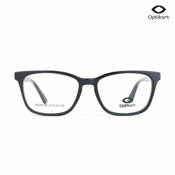 Stylish Black Rectangle Eyeglasses RD26109 C1