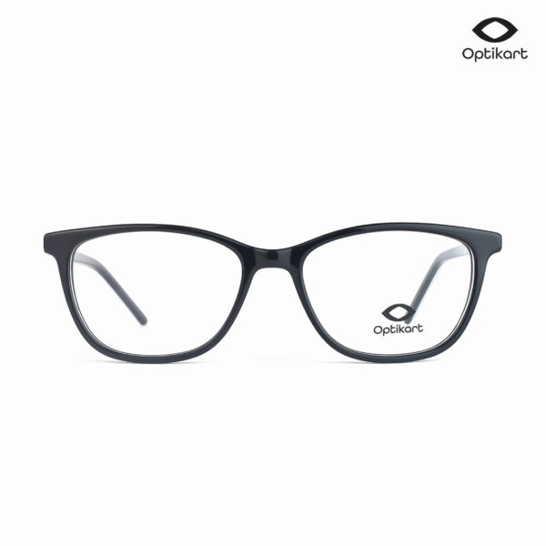 Optikart Black Rectangle Eyeglasses RD26113 C6