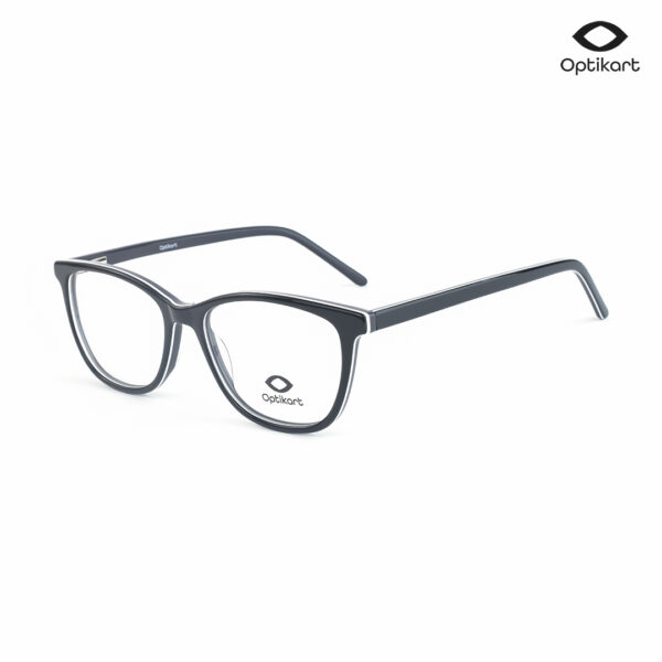 Optikart Black Rectangle Eyeglasses RD26113 C6