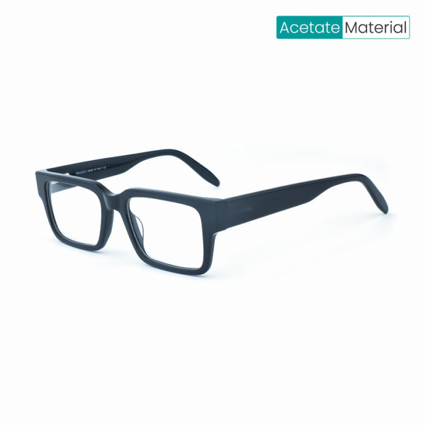 Stylish Black Rectangle MF22056 C1 Eyeglasses