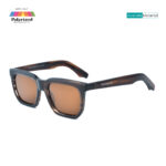 Brown Havana 896 C3 Square Sunglasses