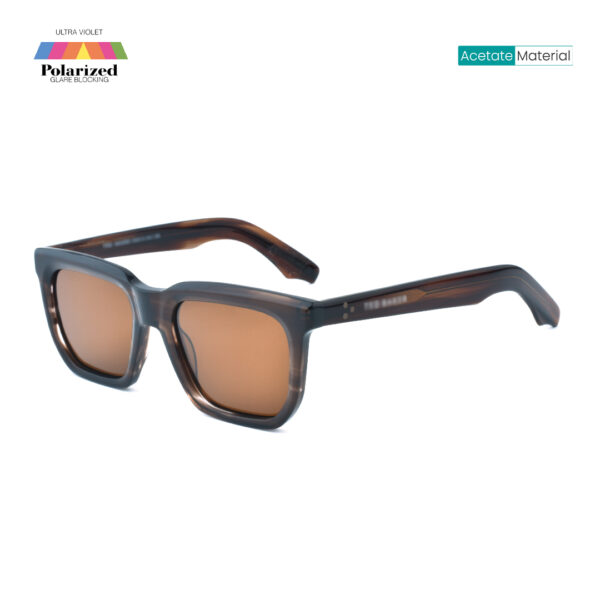 Brown Havana 896 C3 Square Sunglasses