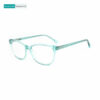 Transparent Teal Women Eyeglasses