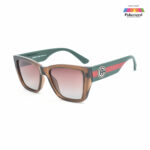Women's Brown Oversized Polarized 5260 C2 Sunglasses