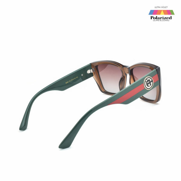 Women's Brown Oversized Polarized 5260 C2 Sunglasses