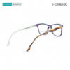 I-Change GPAK0007 C06 Rectangle Small Fit Eyeglasses