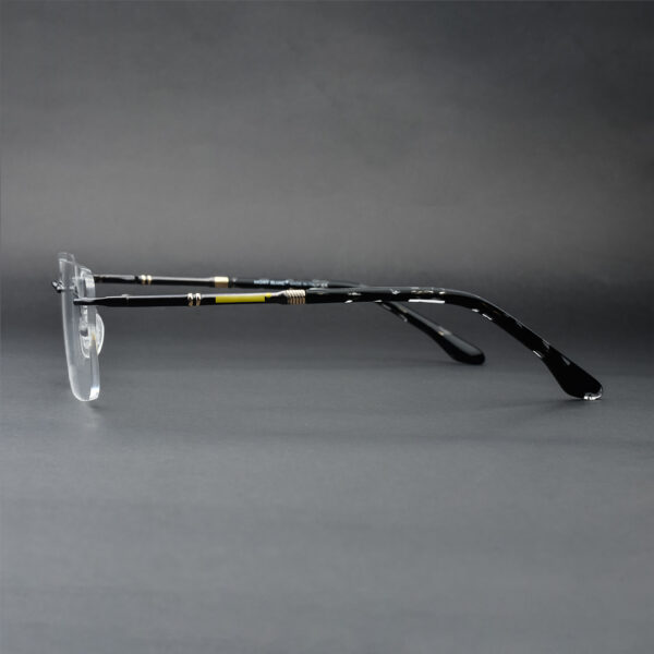 Rimless Black Havana 90606 C1 Eyeglasses