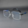 Stylish Gun Metal Rimless 90607 C1 Eyeglasses