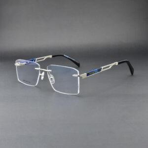Stylish Silver Rimless 90607 C5 Eyeglasses