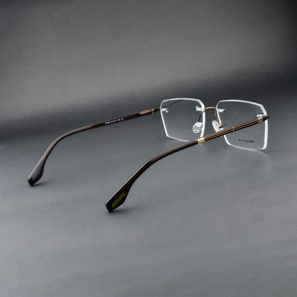 Stylish Rimless 90599 C3 Eyeglasses