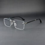 Stylish Rimless 90599 C5 Eyeglasses