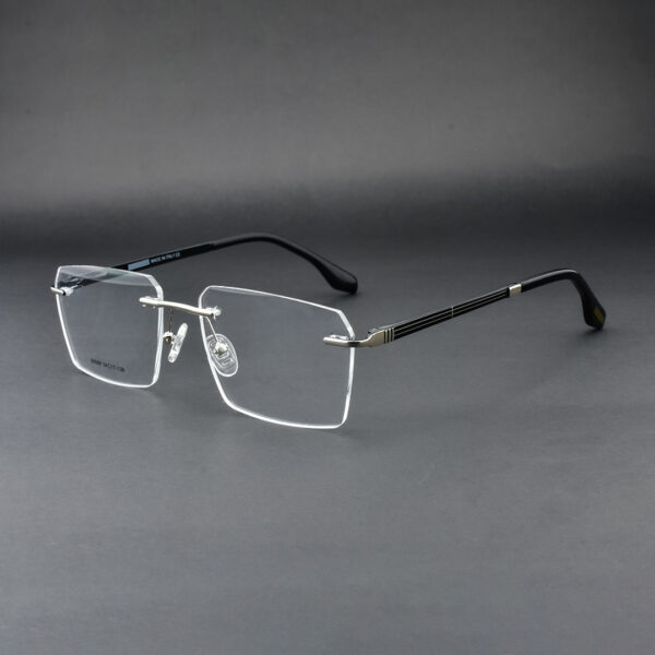 Stylish Rimless 90599 C5 Eyeglasses