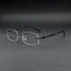Stylish Black Havana Rimless 17140 Eyeglasses