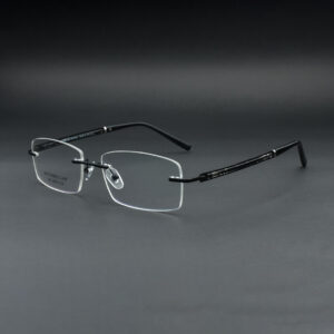 Stylish Black Havana Rimless 17140 Eyeglasses