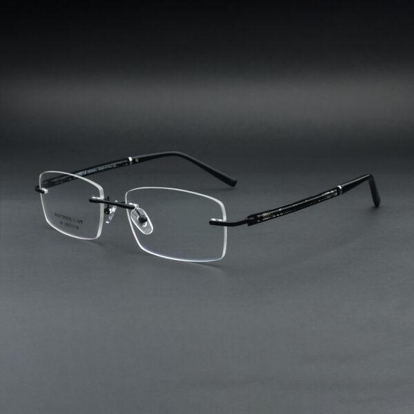 Stylish Black Havana Rimless 17140 Eyeglasses