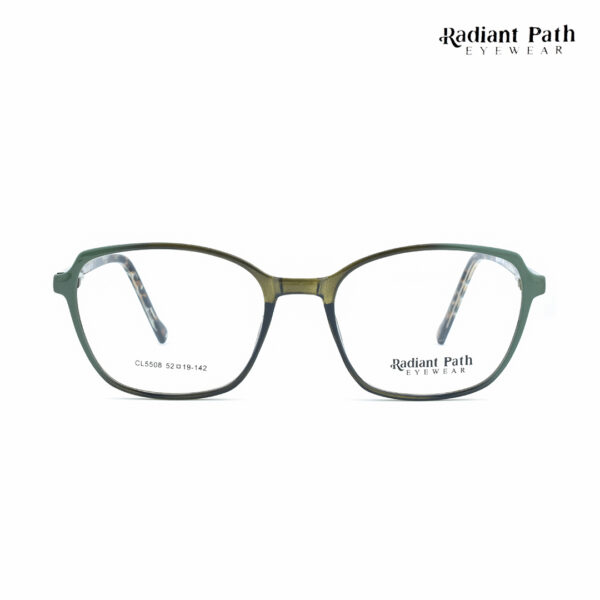 Radiant Path CL5508 Olive Havana Eyeglasses for Women