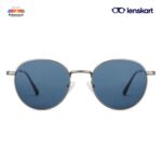 Vincent Chase Gunmetal Blue Round Sunglasses VC S13137 C3 N