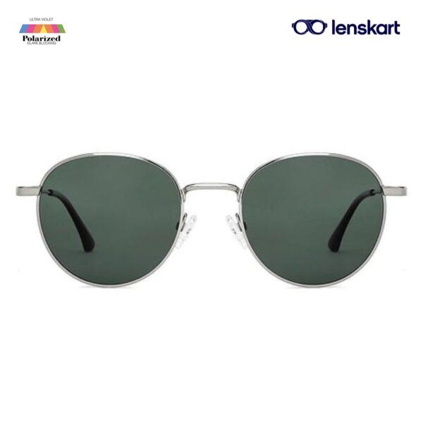 Vincent Chase Black Silver Polarized Sunglasses VC S13137 C5 N