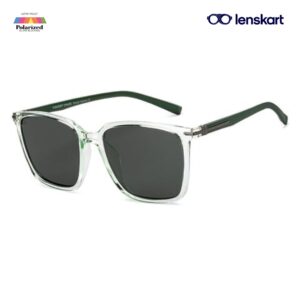 Vincent Chase Transparent Green Polarized Sunglasses VC S14459 C6 W