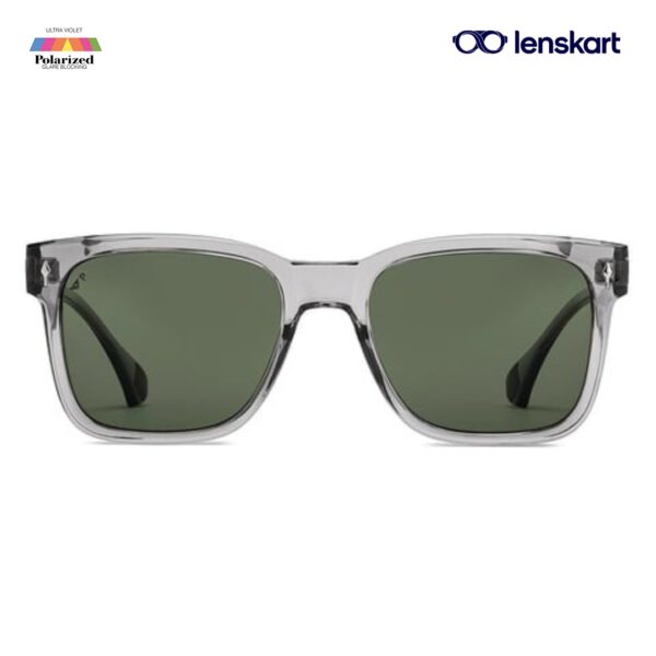 Vincent Chase Gray Transparent Polarized Sunglasses VC S16747 C2 W
