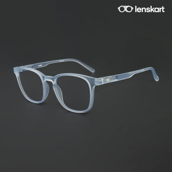 LensKart HUSTLR Sky Blue Full Rim Eyeglasses