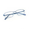 Metal Blue Rectangular Eyeglasses OPH 103 05 BLU