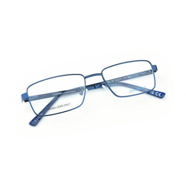 Metal Blue Rectangular Eyeglasses OPH 103 05 BLU