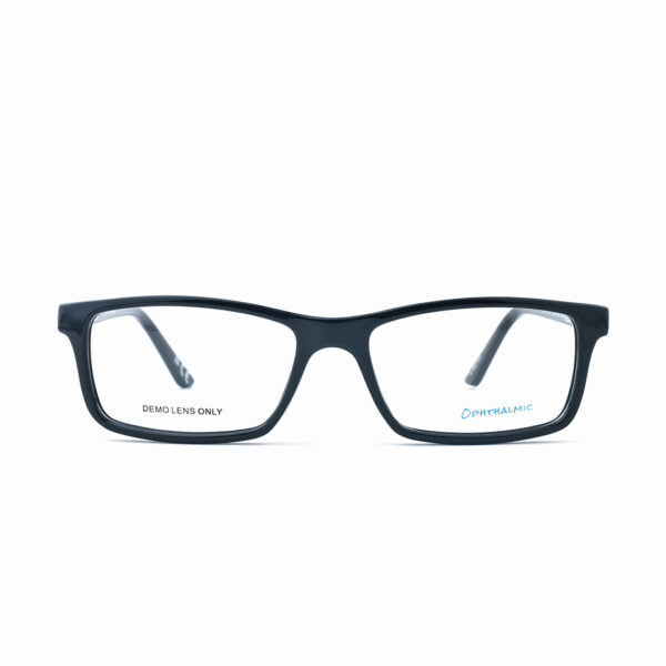 Stylish Rectangular Black OPH 104 02 BLK Eyeglasses