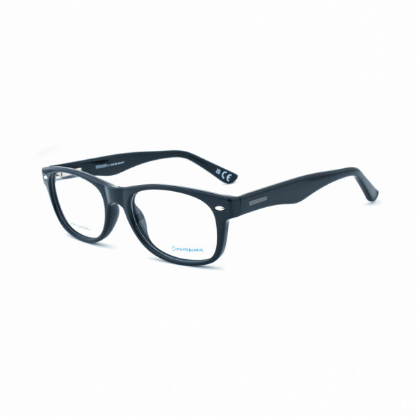 Stylish Rectangular OPH 301 02 BLK Eyeglasses