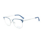 Square Metal OPH SC 112 0512 BLU SLV Eyeglasses