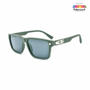 Stylish Square Matte Olive Sunglasses 7114 C4