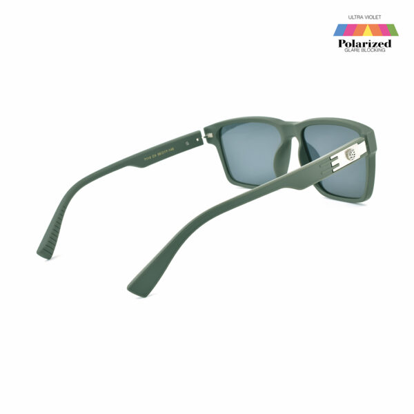 Stylish Square Matte Olive Sunglasses 7114 C4