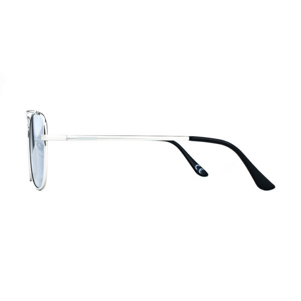Double-Bridge Silver Sunglasses SUN 111 1212 SLV N