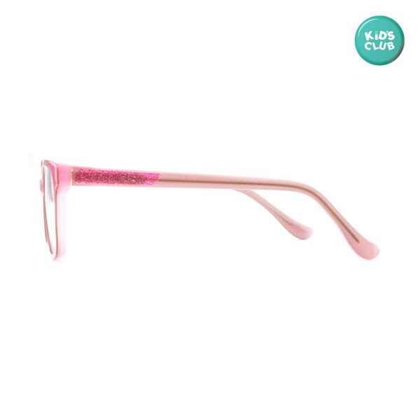 Pink Transparent FM343  Kids Eyeglasses