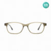 Olive Rectangular Kids Eyeglasses