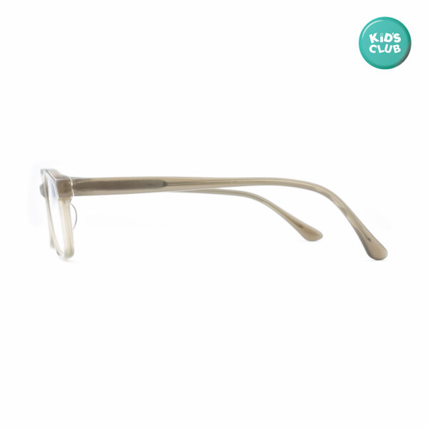 Olive Rectangular Kids Eyeglasses