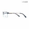 I-Change Half Rim Eyeglasses 90332 C2