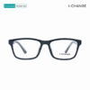 I-Change Black Rectangular Eyeglasses R6530 C7