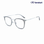 Vincent Chase Gunmetal Square Eyeglasses VC E16664 C3 M