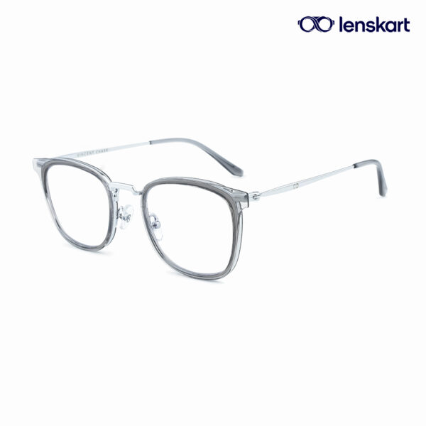 Vincent Chase Gunmetal Square Eyeglasses VC E16664 C3 M