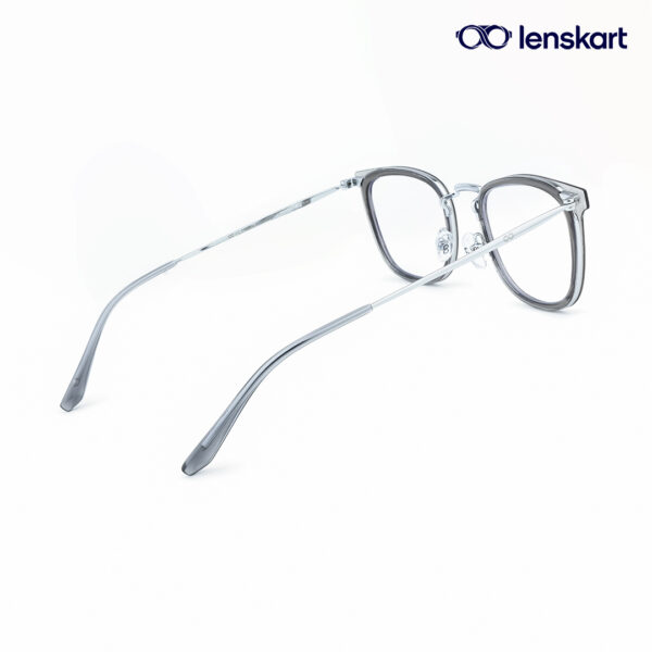 Vincent Chase Gunmetal Square Eyeglasses VC E16664 C3 M