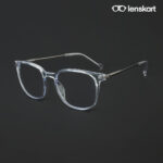 LensKart Air Transparent Eyeglasses LA E15308 C3 W