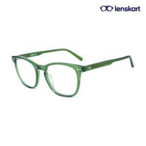 LensKart Hustlr Ace-Olive Square Eyeglasses