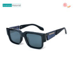 Stylish Polished Black Sunglasses MSL 8865 C1