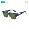Stylish Polished Black Golden Sunglasses MSL 8865 C2