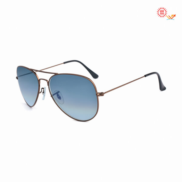 Brown-Grey Aviator Sunglasses RBS 3025 L