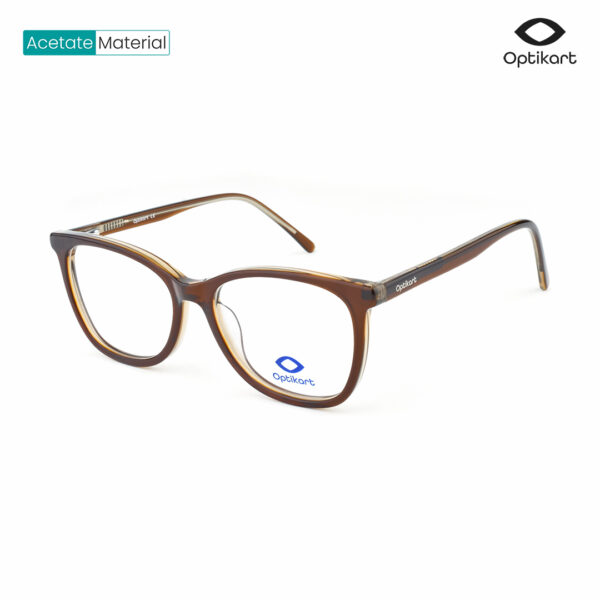 Optikart Translucent Brown Eyeglasses 28209 C3