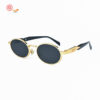 Roundish Sunglasses PR8007 BLK-GLD