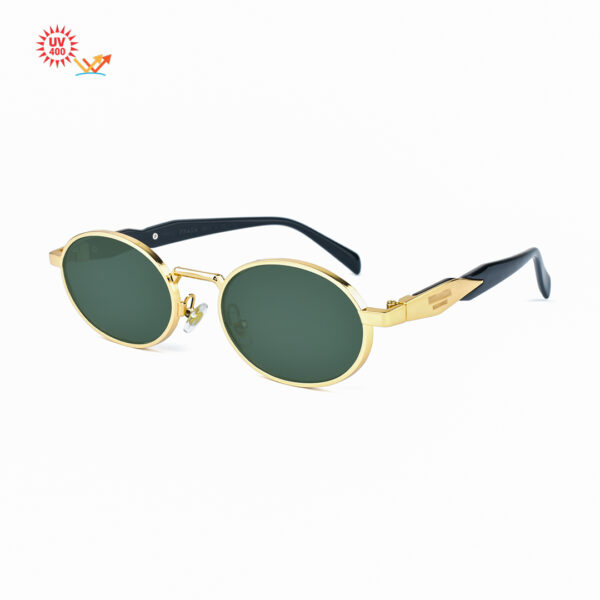 Roundish Sunglasses PR8007 GRN-GLD